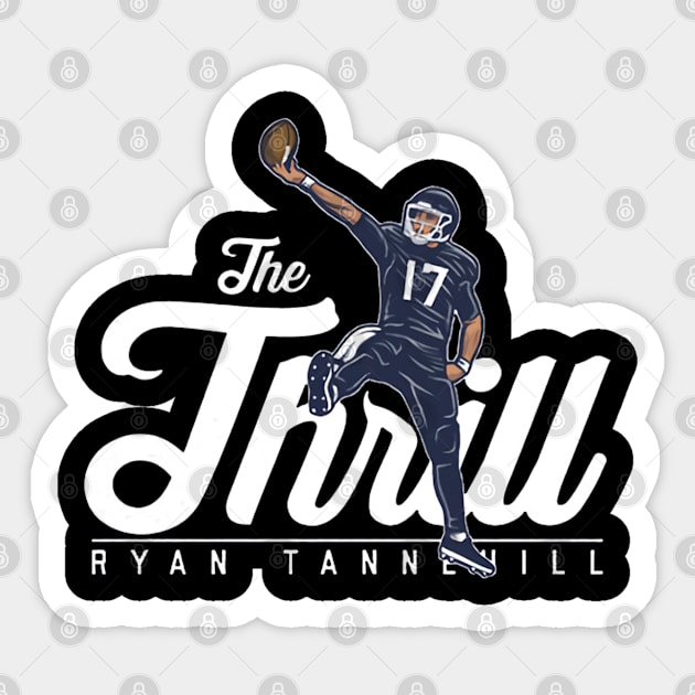 Ryan Tannehill The Thrill Sticker by Chunta_Design